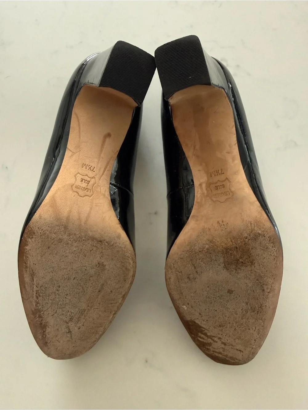 Tory Burch “Raleigh” Black Patent Leather Pumps - Sz 7.5